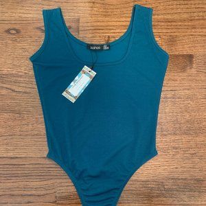 Women's Blue Boohoo Bodysuit